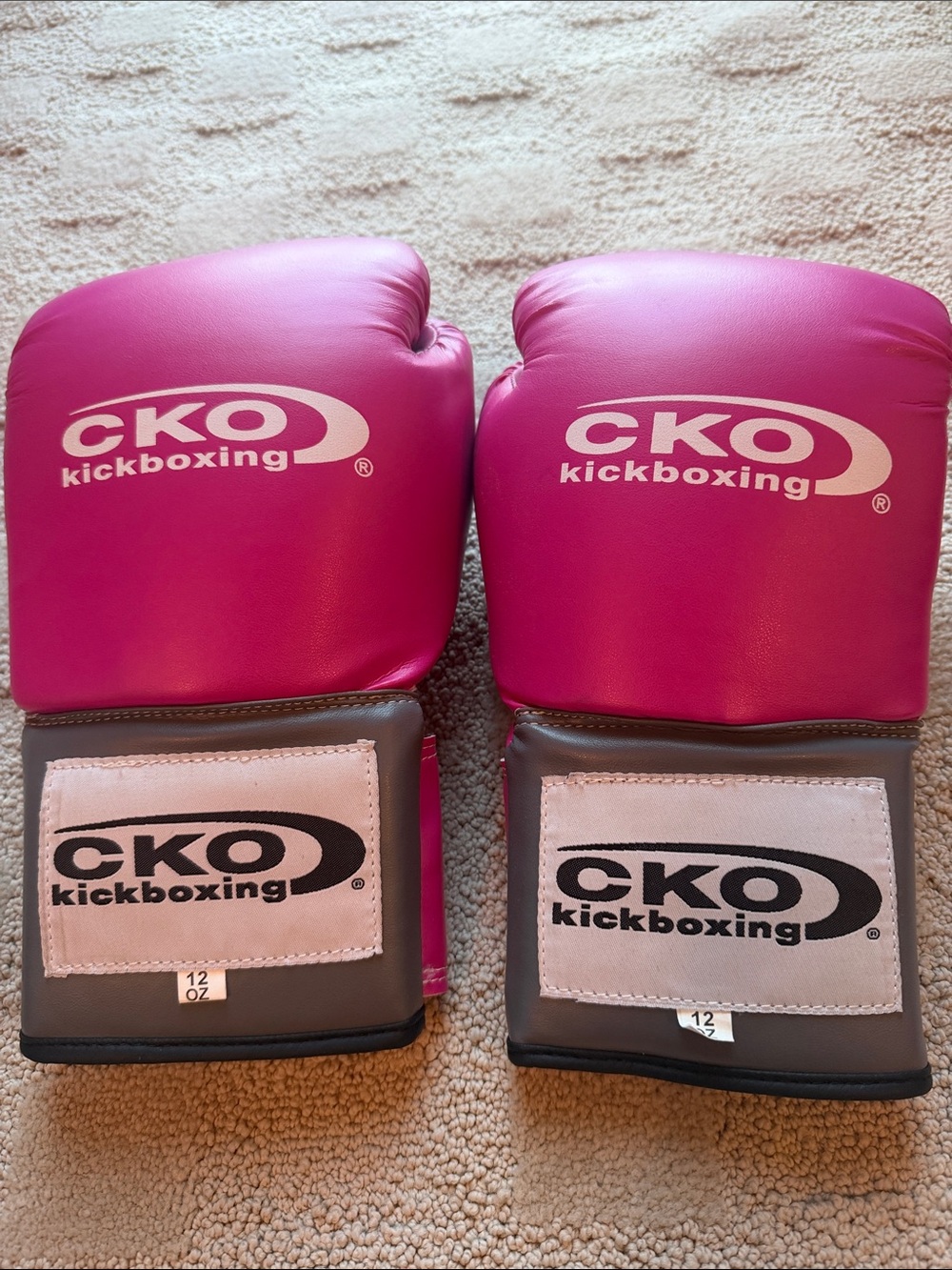 Kids Pink Kickboxing Gloves